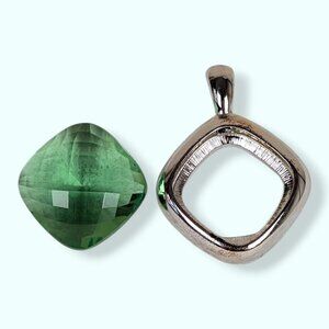 V. Joan Rivers Interchangeable Stone Pendant